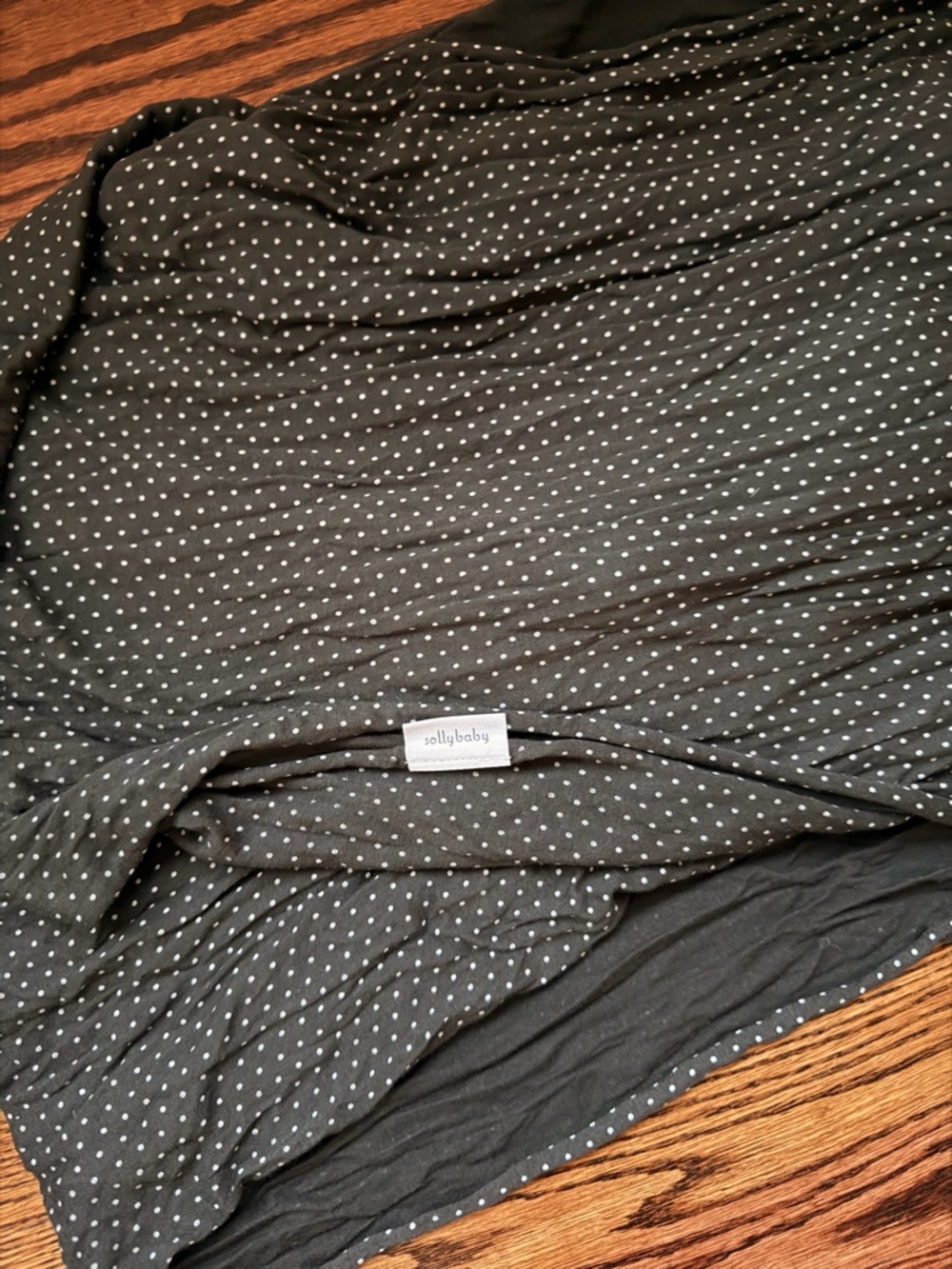 Solly Baby Black Dot Stretch Wrap